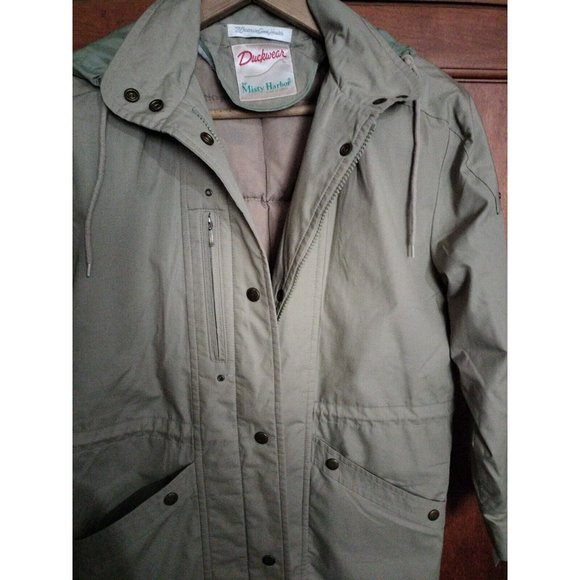 Duckerwear Jacket W/Hood, Drawstring Waist Snapon Fastening. W/ Quilted Vest... - Picture 4 of 16